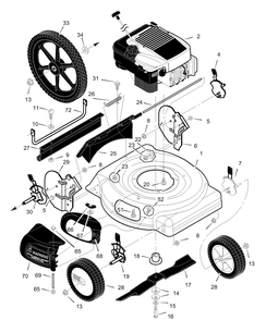 Part Location Diagram of F-99429 Murray Instruction Book